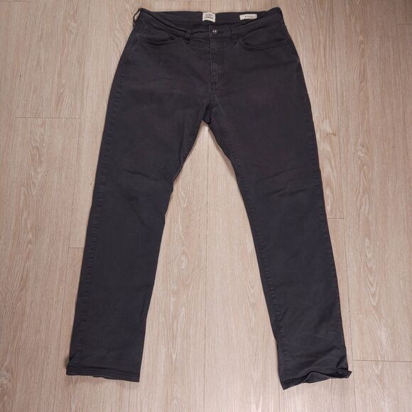 Flint and Tinder Chino Pant Mens Sz 33x30(29) Black Slim Fit 5 Pocket Stretch - Picture 1 of 12